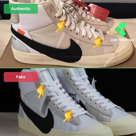 fake nike blazers vs real|real nike.